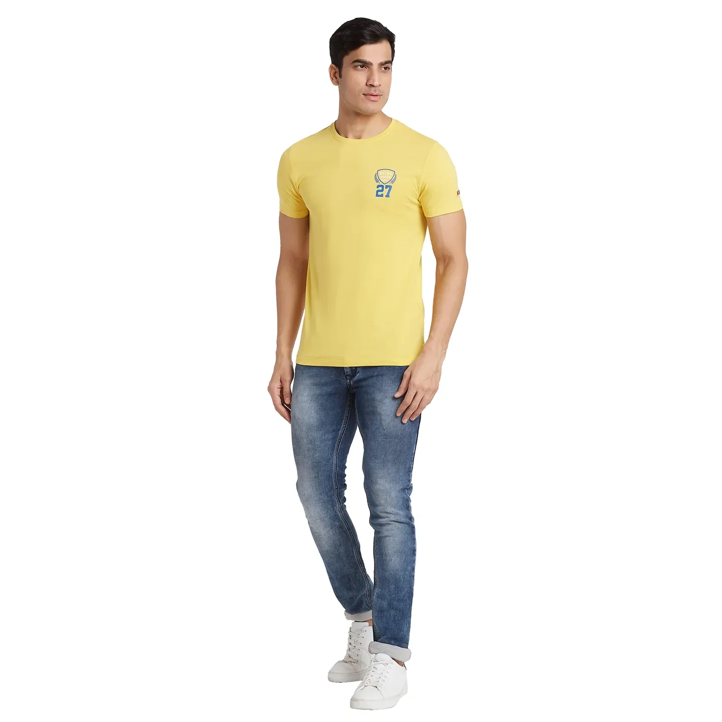 Purple Regular Fit Men's Short Sleeves T-Shirt by Being Human Clothing - Image 5