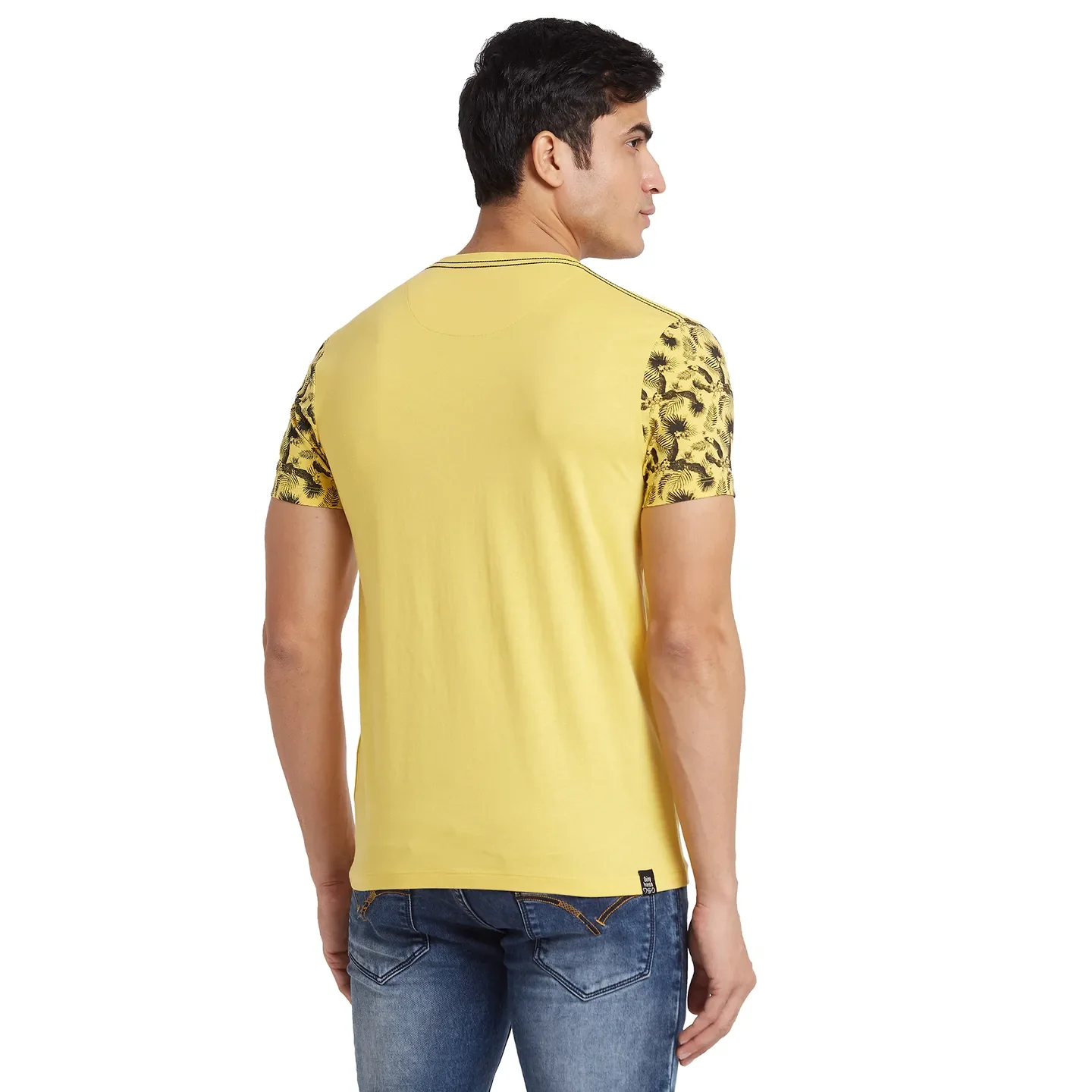 Purple Regular Fit Men's Short Sleeves T-Shirt by Being Human Clothing - Image 3