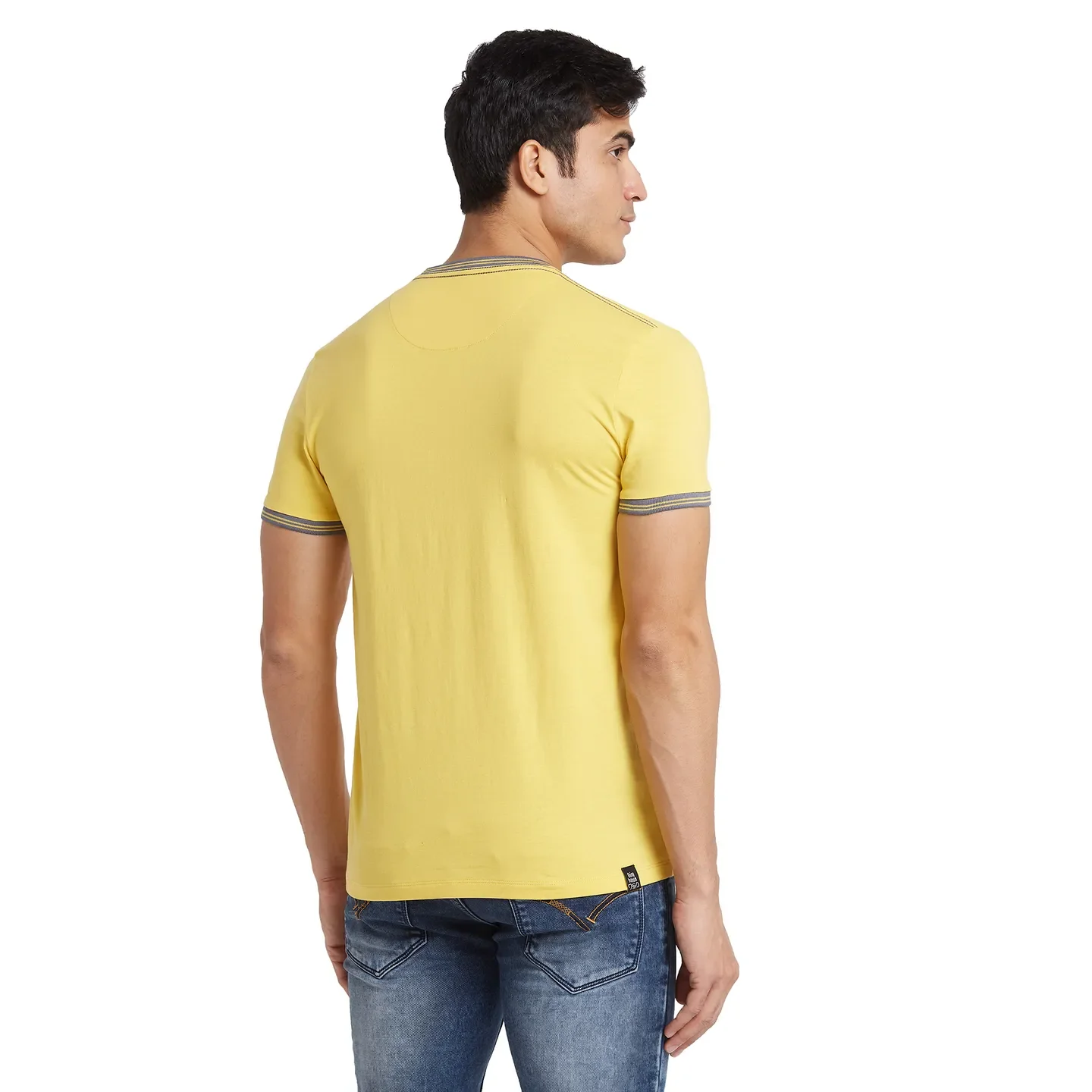 Mimosa Regular Fit Round Neck Men's T-Shirt by Being Human Clothing - Image 3