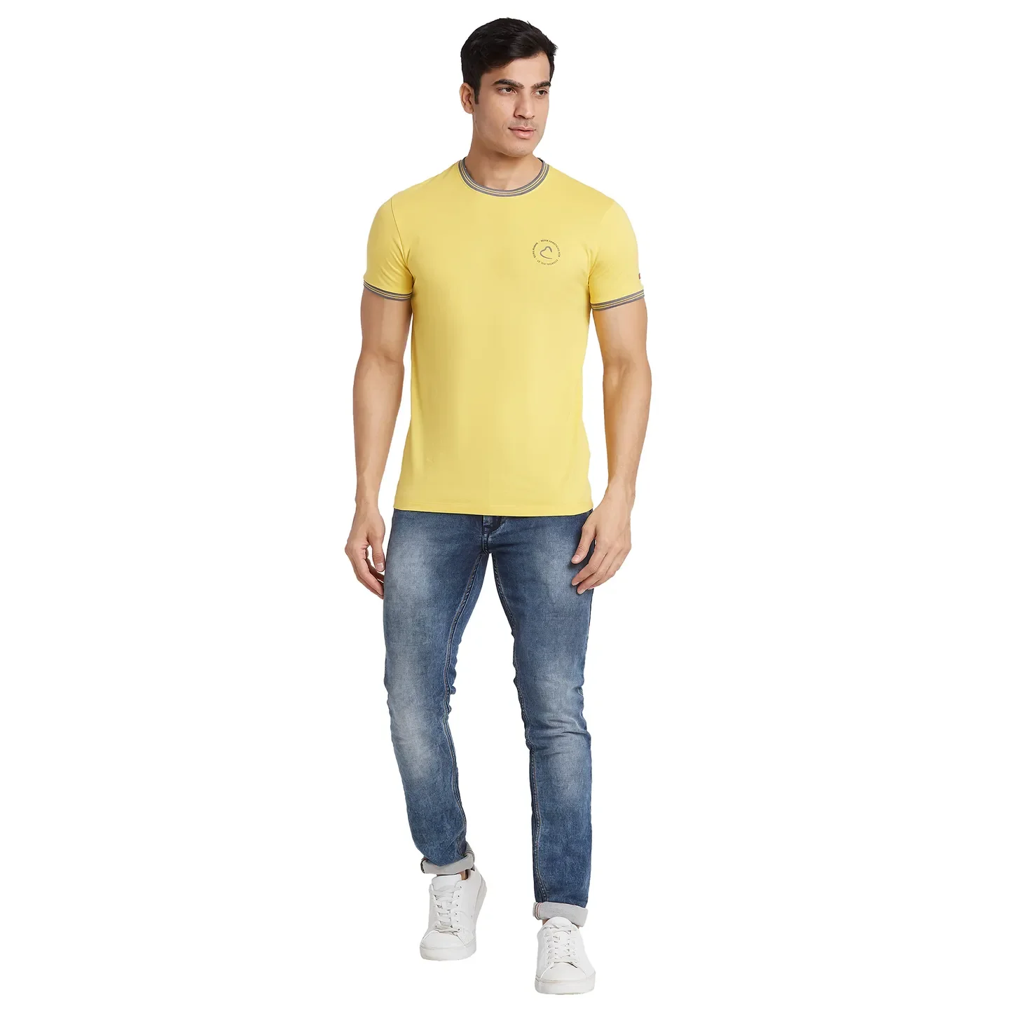 Mimosa Regular Fit Round Neck Men's T-Shirt by Being Human Clothing - Image 5