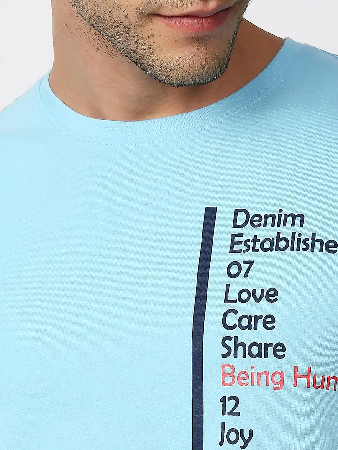 Green Regular Fit Men's Short Sleeves T-Shirt by Being Human Clothing - Image 5