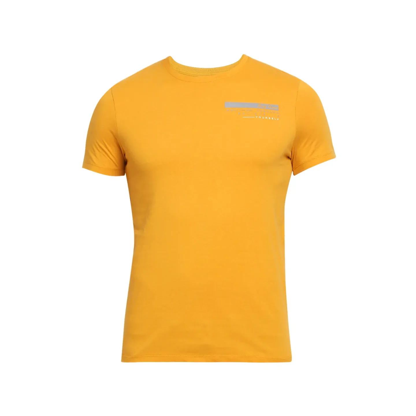 Yellow Regular Fit Men's Short Sleeves T-Shirt by Being Human Clothing - Image 7