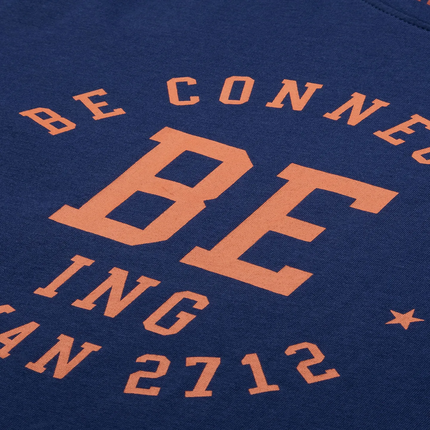 Blue Regular Fit Men's Short Sleeves T-Shirt by Being Human Clothing - Image 6