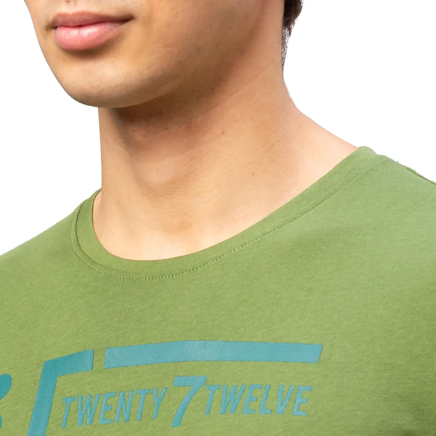 Green Regular Fit Men's Short Sleeves T-Shirt by Being Human Clothing - Image 5