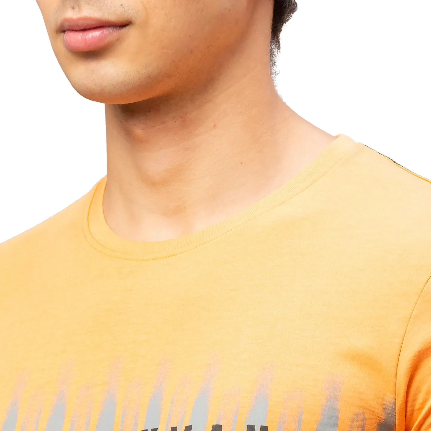Orange Regular Fit Men's Short Sleeves T-Shirt by Being Human Clothing - Image 5