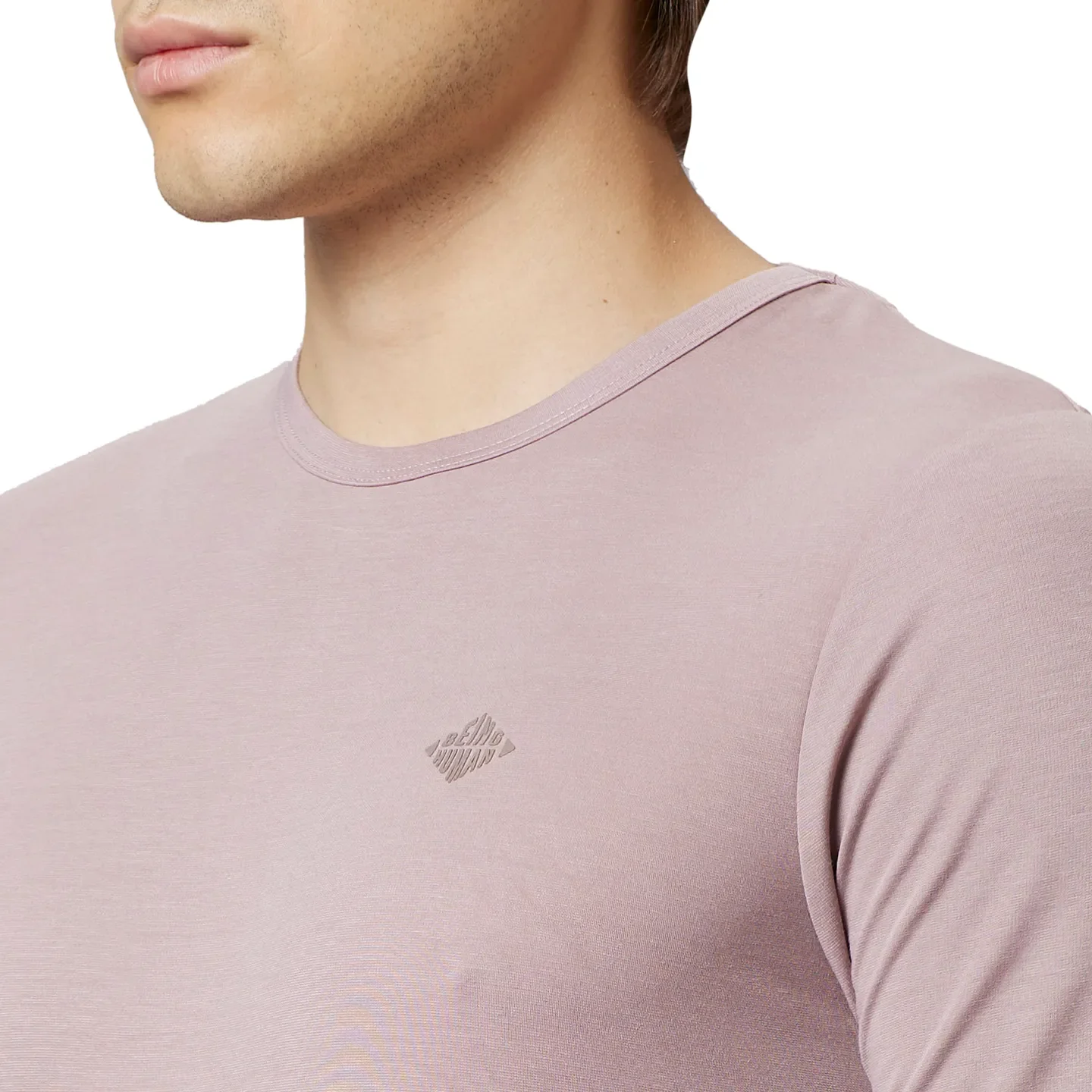 Pink Regular Fit Men's Long Sleeves T-Shirt by Being Human Clothing - Image 4