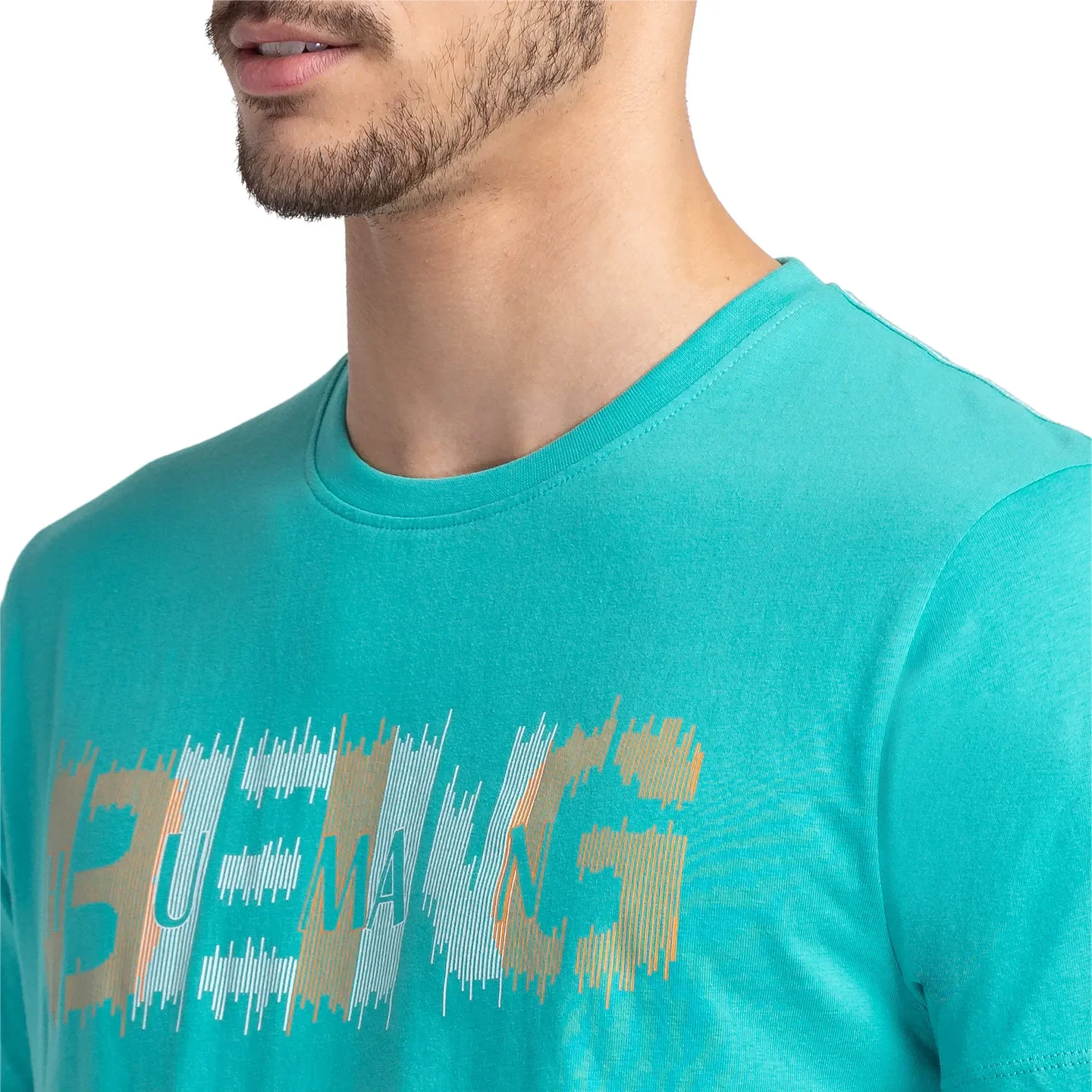 Green Regular Fit Men's Short Sleeves T-Shirt by Being Human Clothing - Image 5