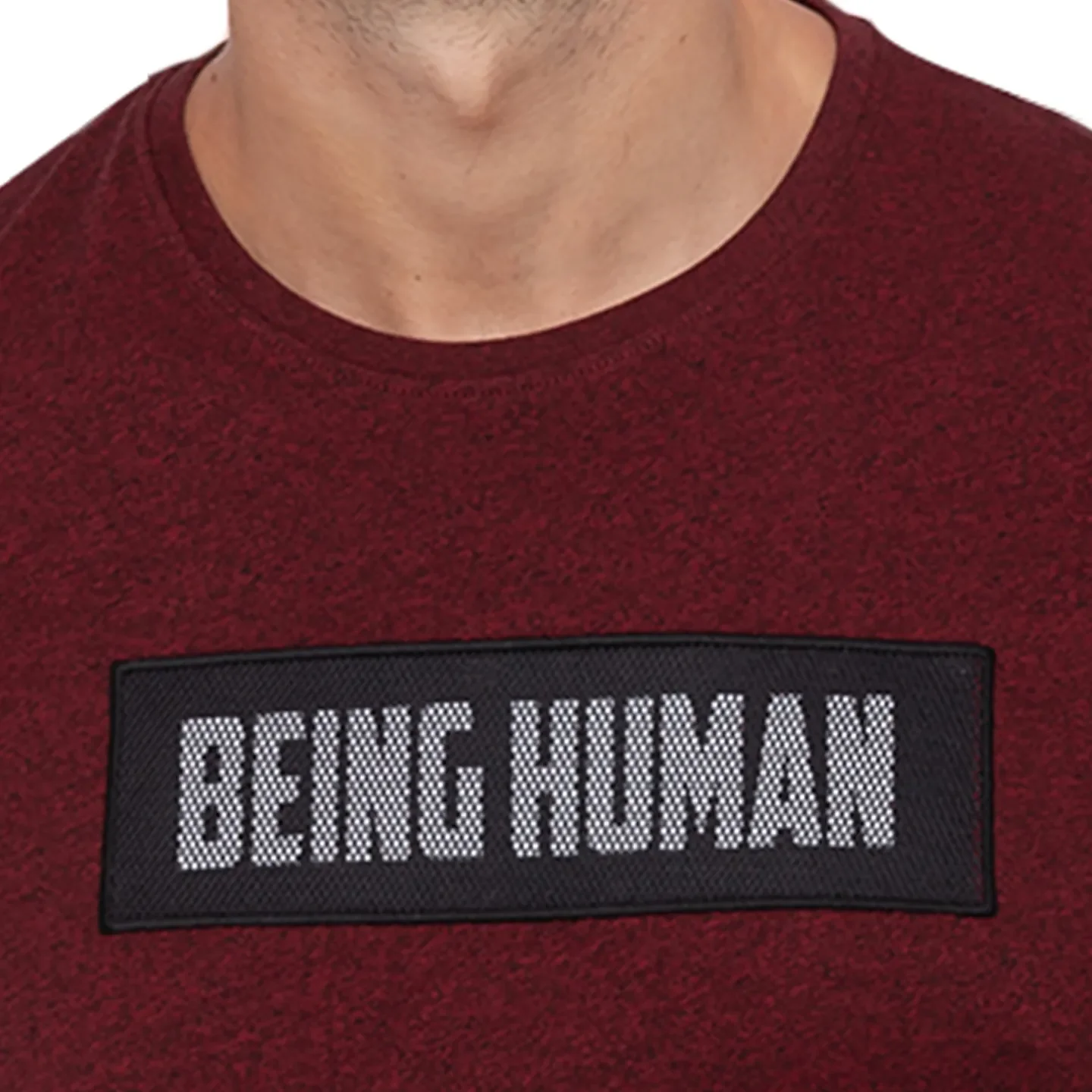 Red Regular Fit Men's Short Sleeves T-Shirt by Being Human Clothing - Image 5
