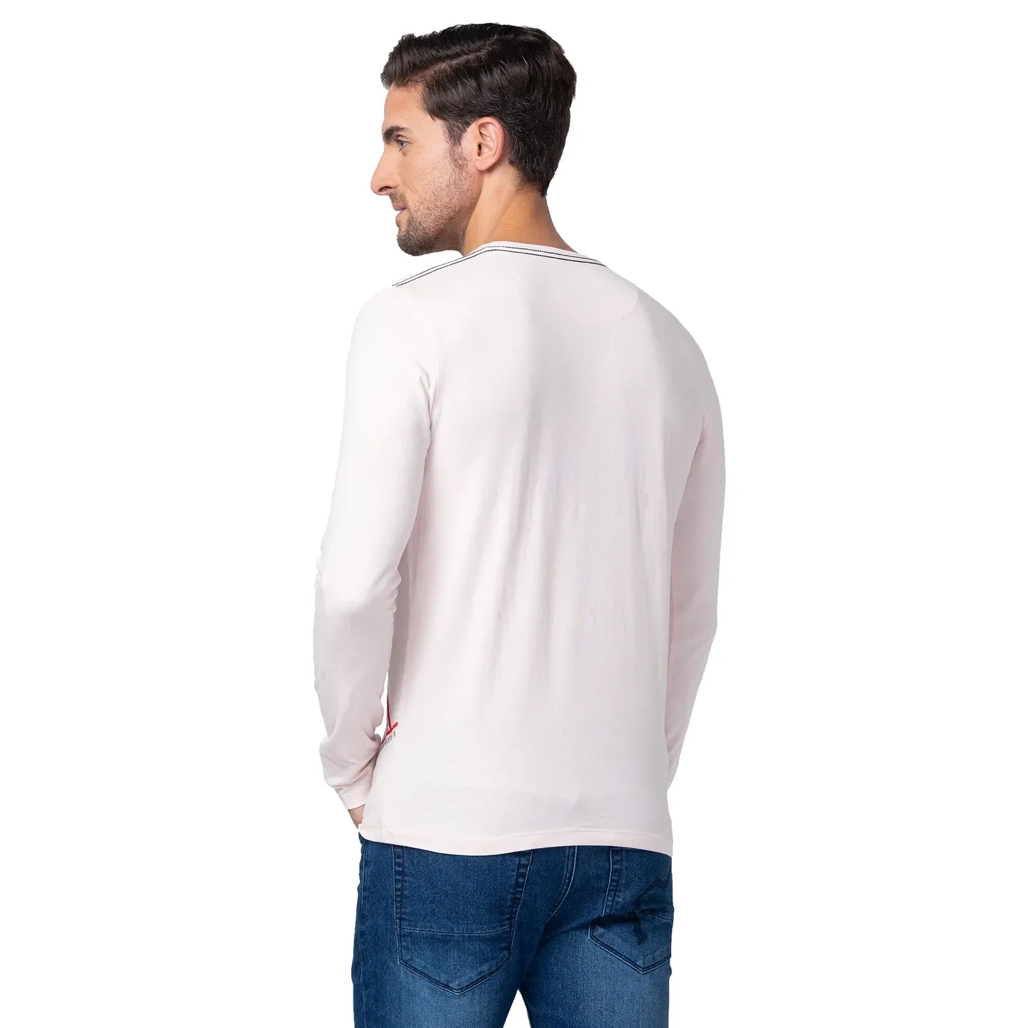 Rose Water Regular Fit Round Neck Men's T-Shirt by Being Human Clothing - Image 3