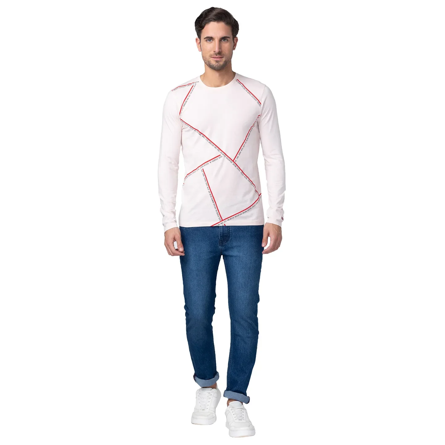 Rose Water Regular Fit Round Neck Men's T-Shirt by Being Human Clothing - Image 5