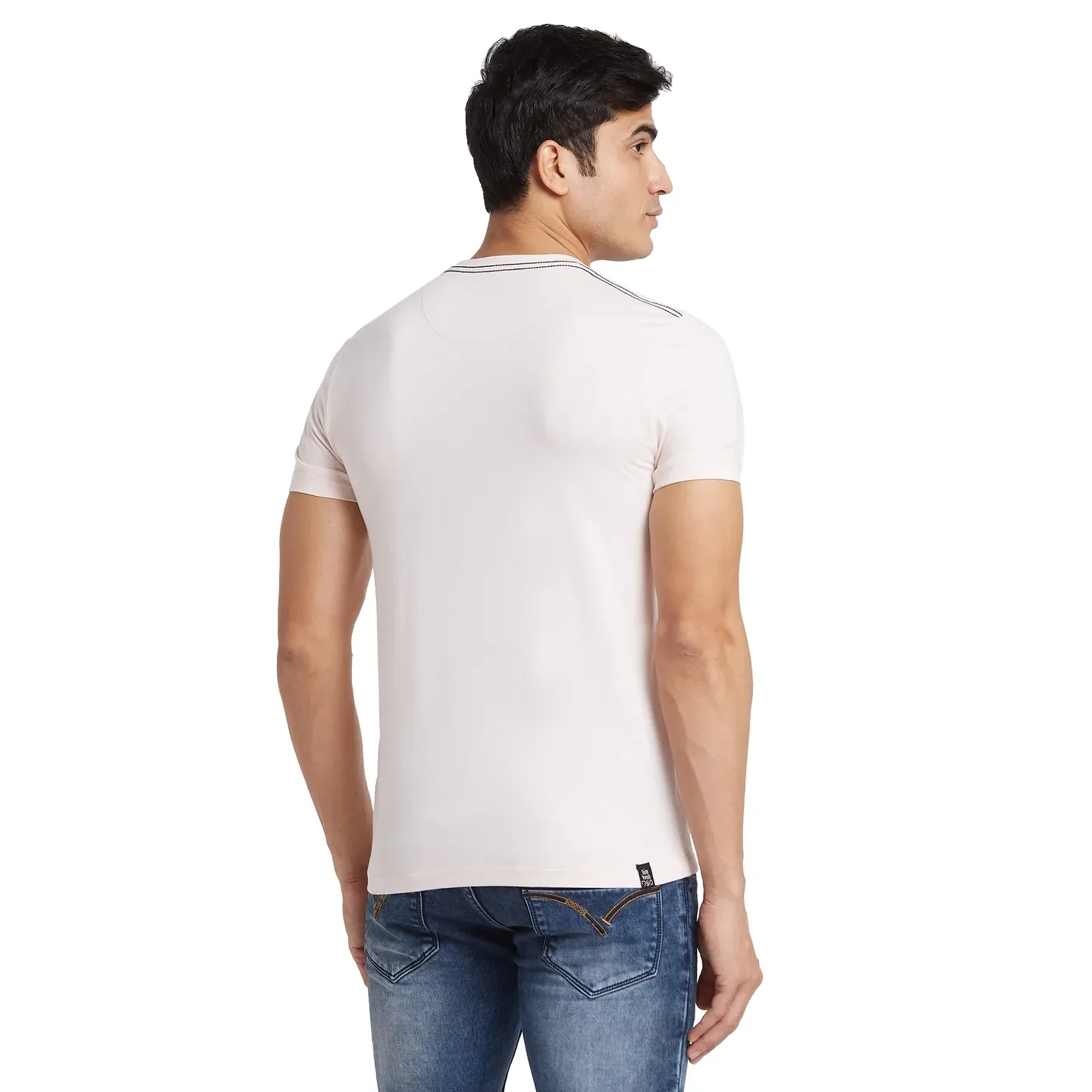 Rose Water Regular Fit Round Neck Men's T-Shirt by Being Human Clothing - Image 3
