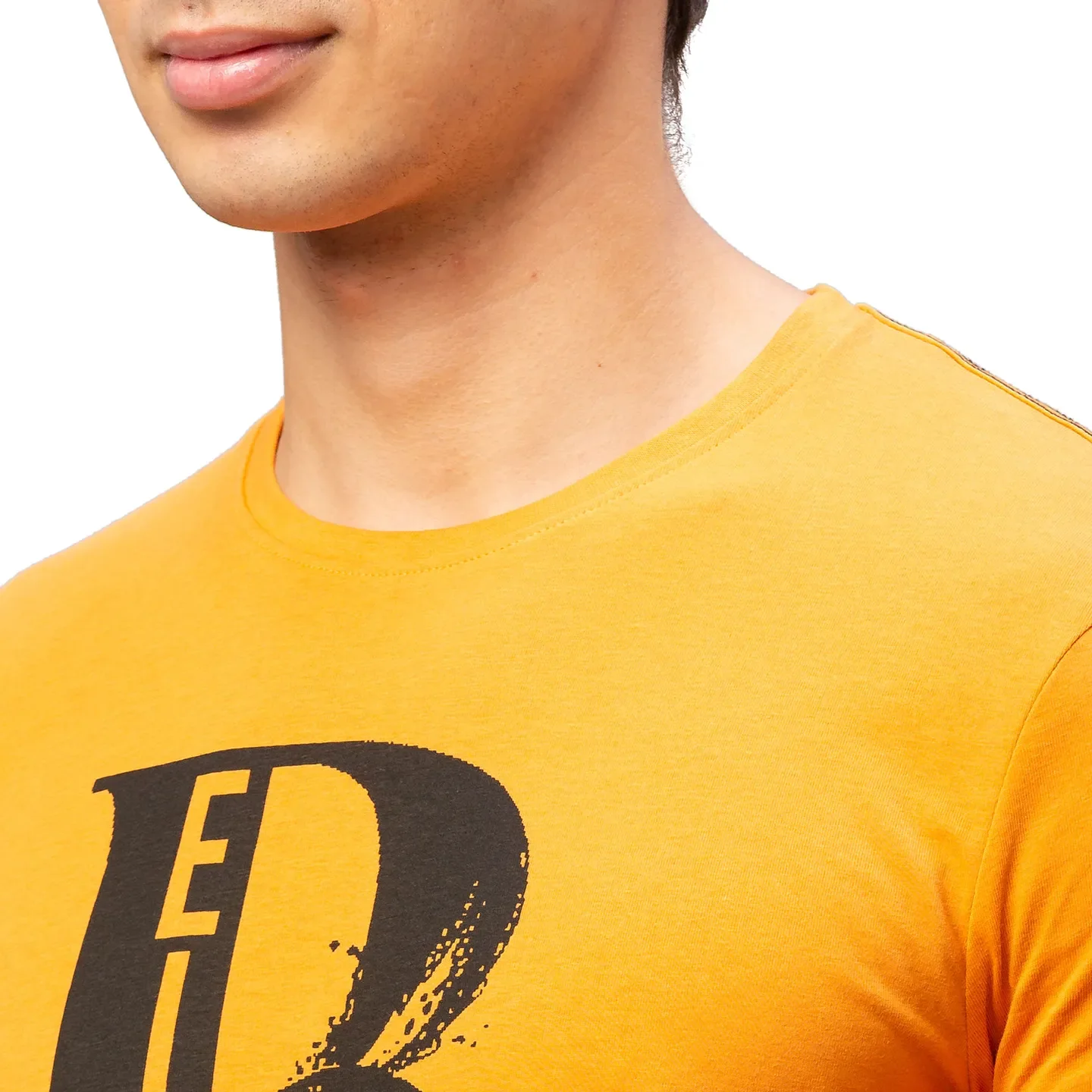 Brown Regular Fit Men's Short Sleeves T-Shirt by Being Human Clothing - Image 5