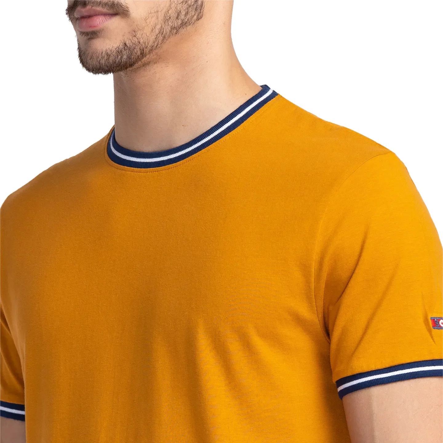 Orange Regular Fit Men's Short Sleeves T-Shirt by Being Human Clothing - Image 5