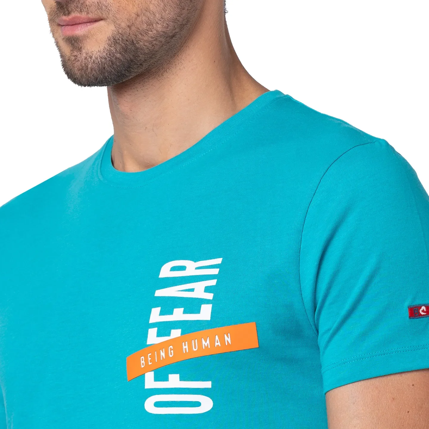 Green Regular Fit Men's Short Sleeves T-Shirt by Being Human Clothing - Image 5