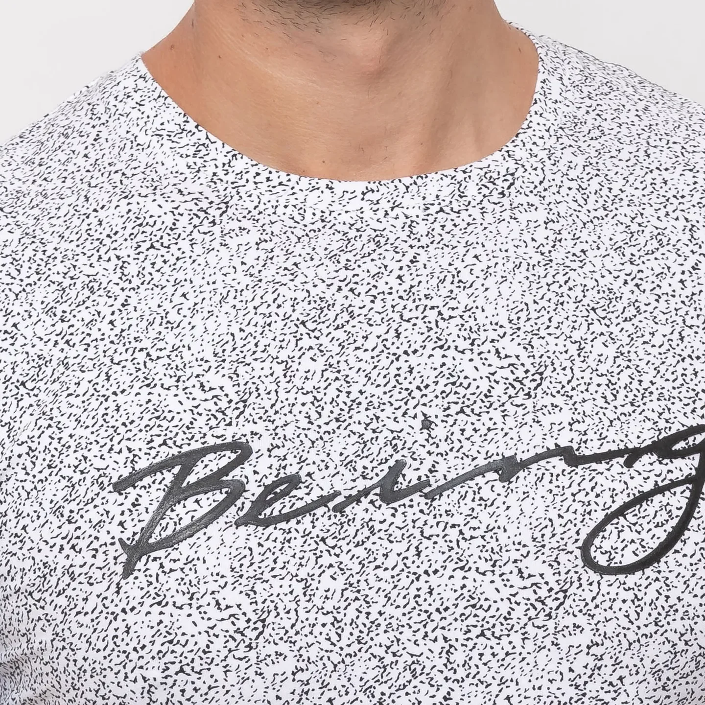 White Regular Fit Men's T-Shirt by Being Human Clothing - Image 5