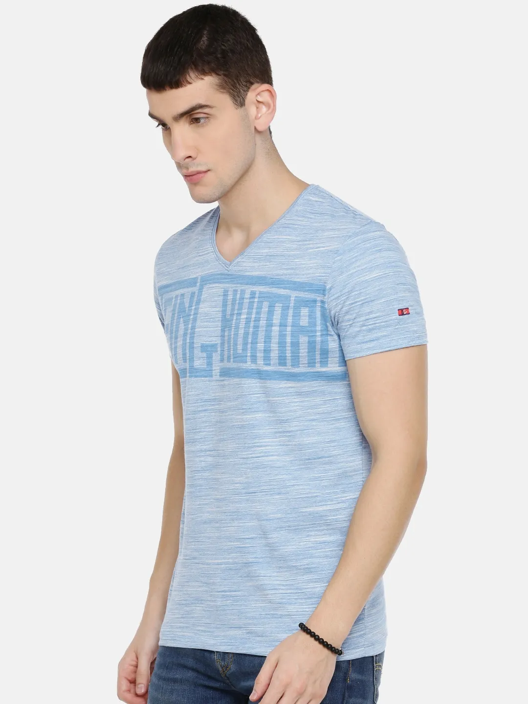 White Regular Fit Men's Short Sleeves T-Shirt by Being Human Clothing - Image 4