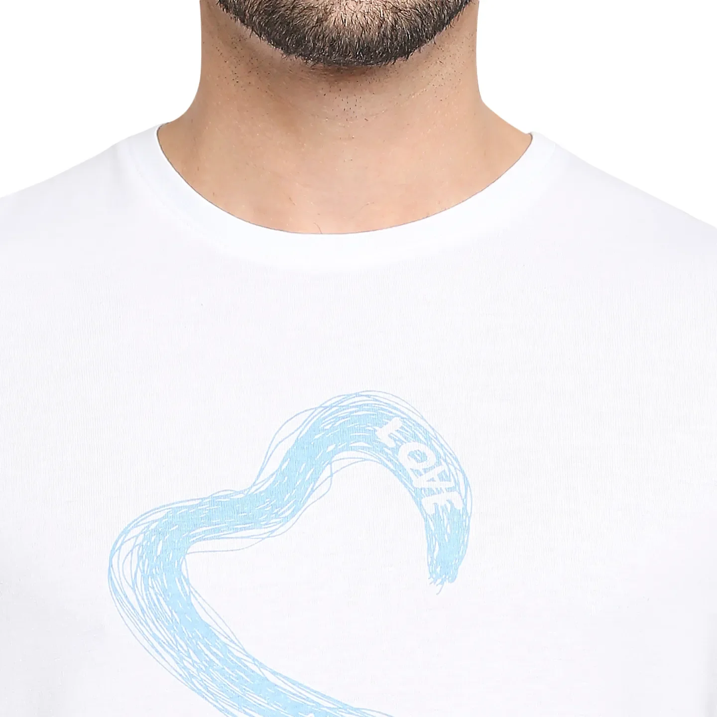 White Regular Fit Men's Short Sleeves T-Shirt by Being Human Clothing - Image 5