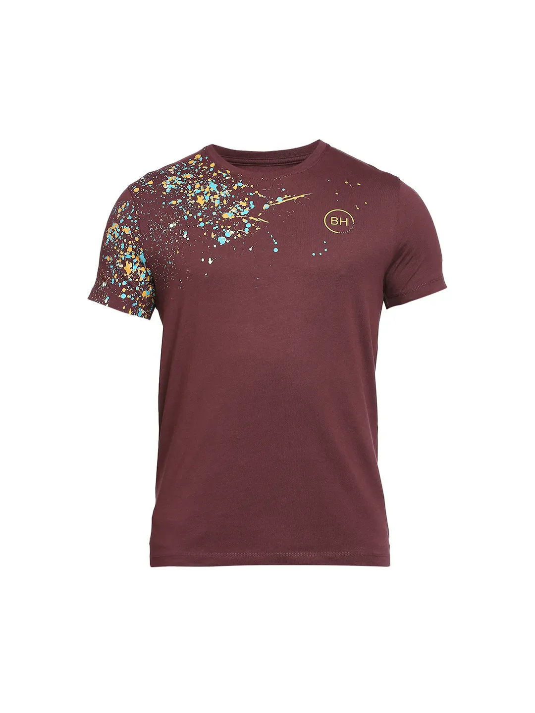 Red Regular Fit Men's Short Sleeves T-Shirt by Being Human Clothing - Image 5