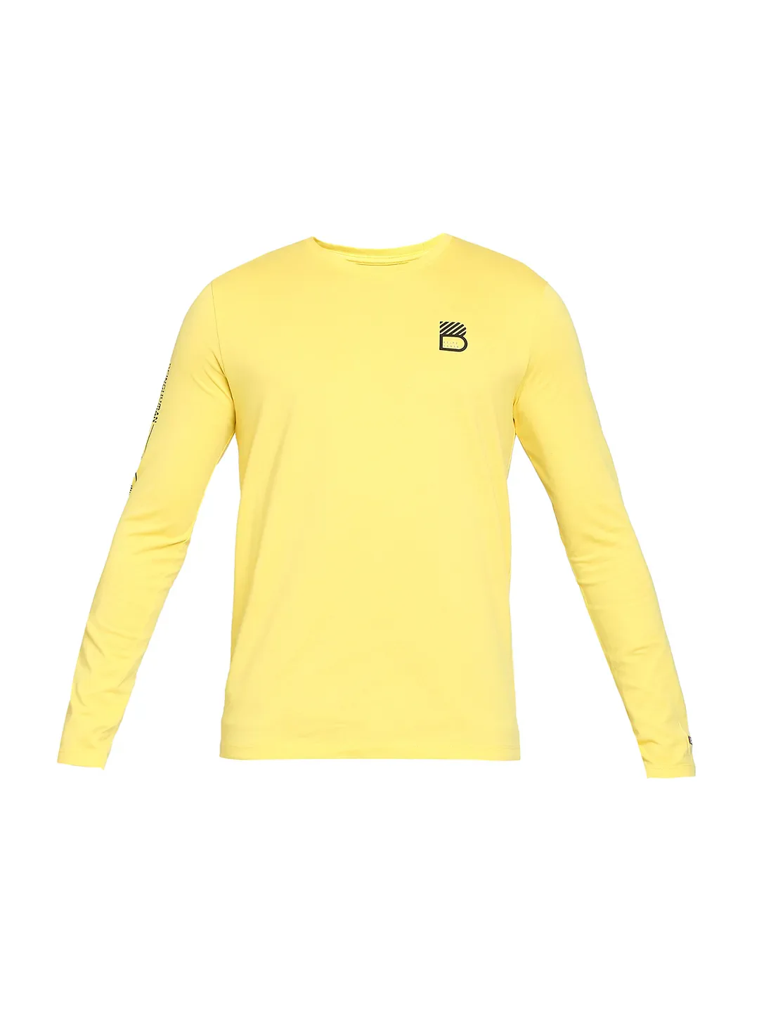 Yellow Regular Fit Men's Long Sleeves T-Shirt by Being Human Clothing - Image 7