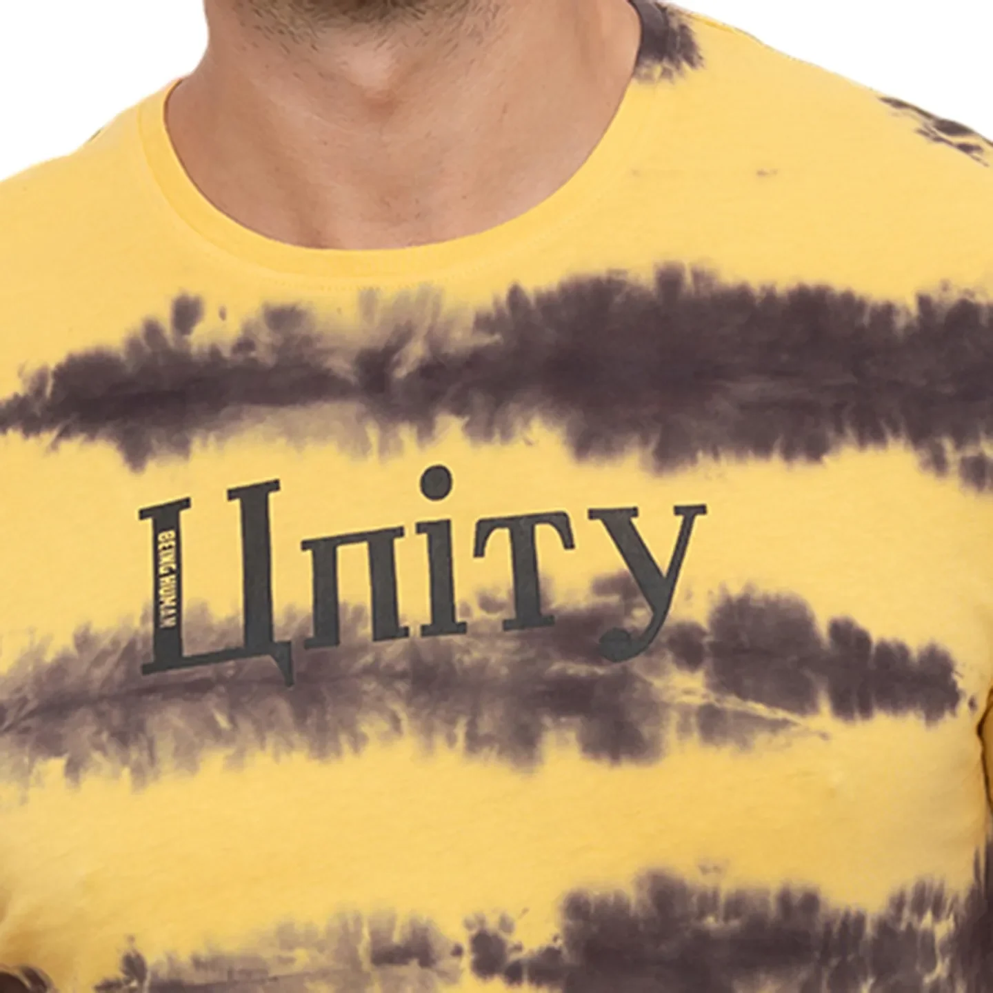 Yellow Regular Fit Round Neck Men's T-Shirt by Being Human Clothing - Image 5