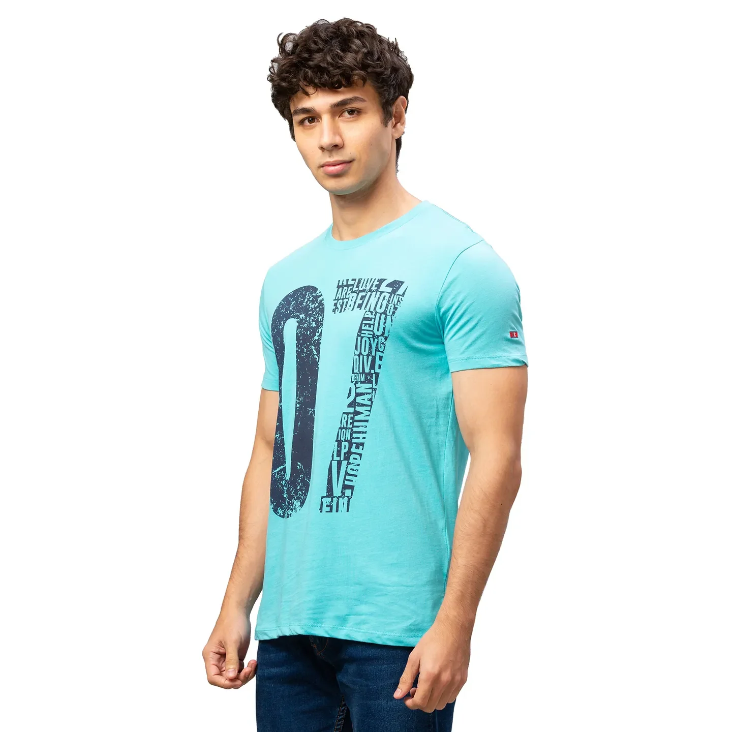 Yellow Regular Fit Men's Short Sleeves T-Shirt by Being Human Clothing - Image 4