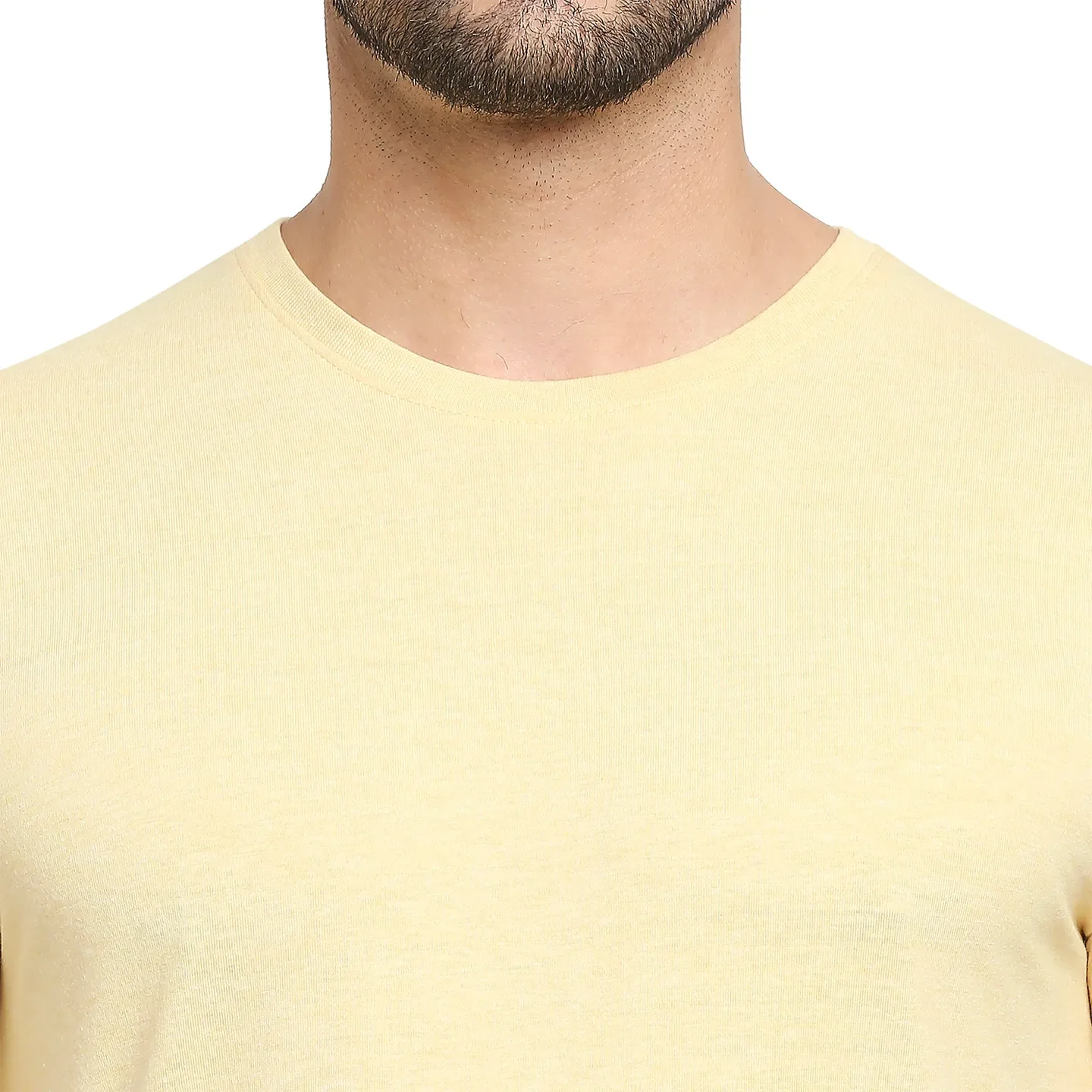 Yellow Regular Fit Men's Short Sleeves T-Shirt by Being Human Clothing - Image 5