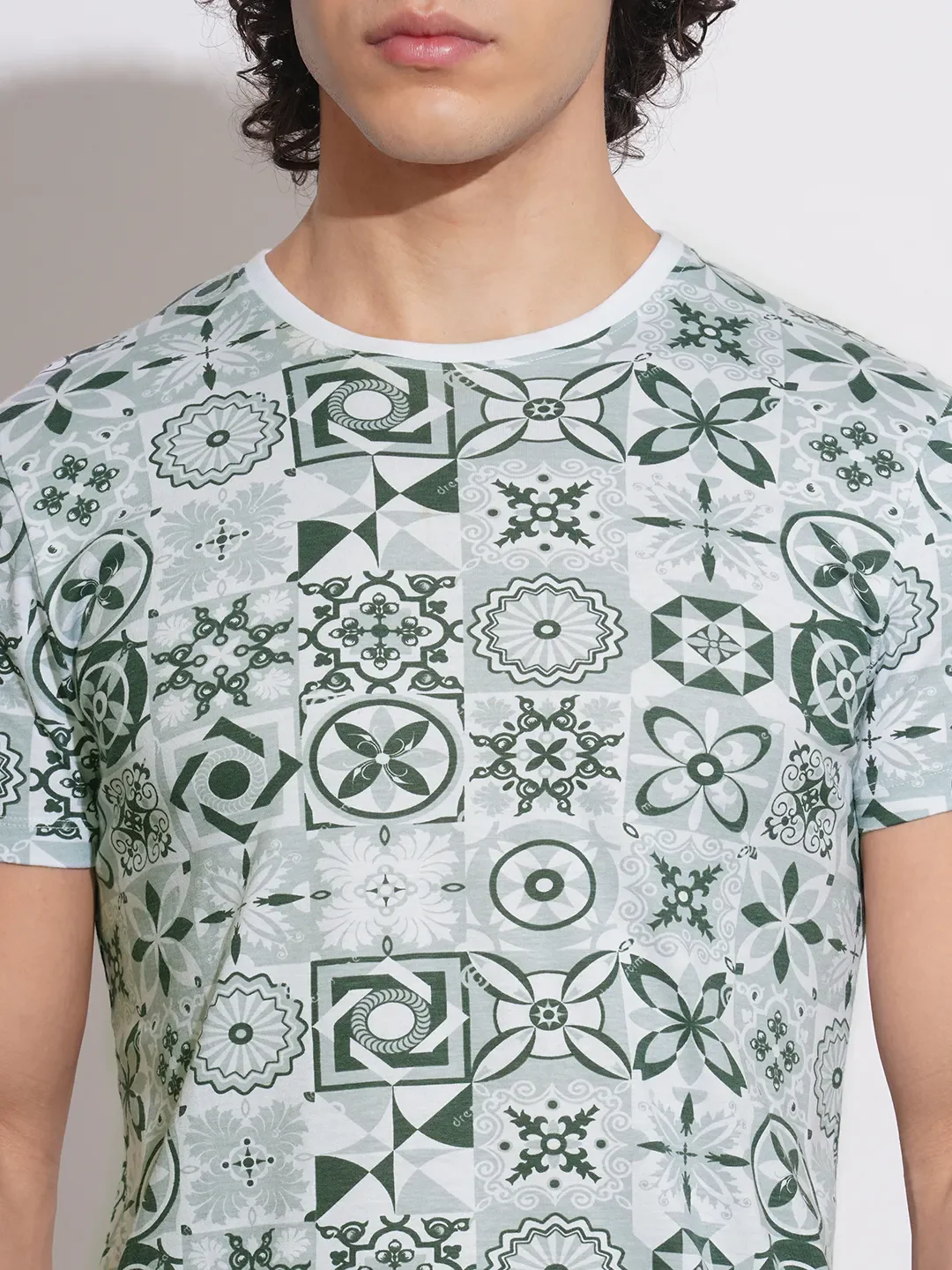 White Regular Fit Men's Short Sleeves T-Shirt by Being Human Clothing - Image 5