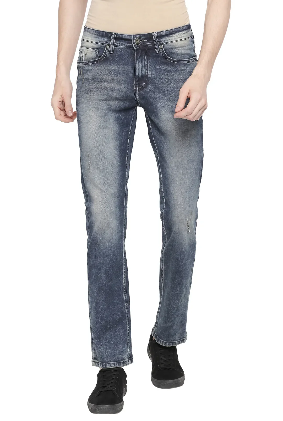 Blue Regular Fit Men's Denims by Being Human Clothing