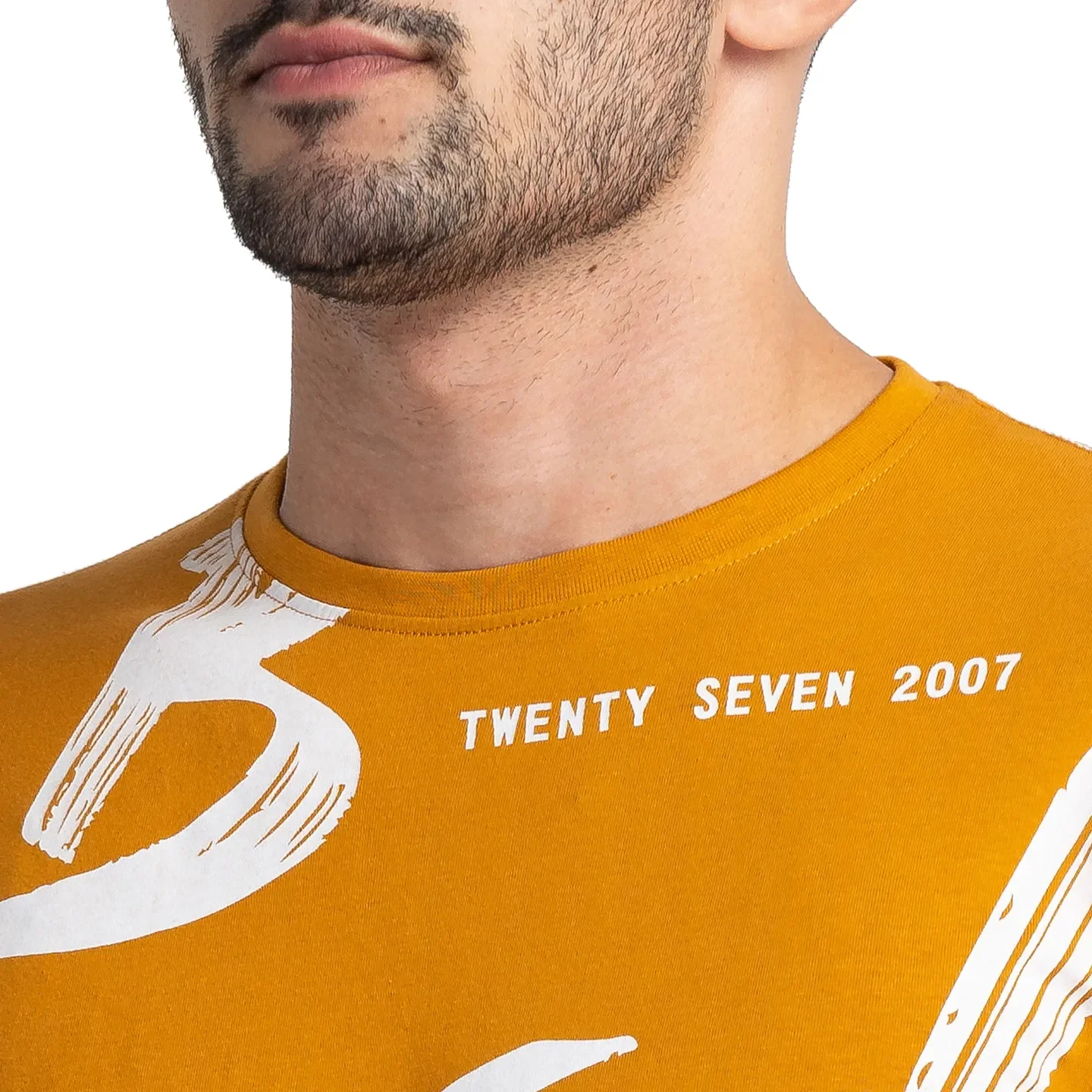 Orange Regular Fit Men's Short Sleeves T-Shirt by Being Human Clothing - Image 5