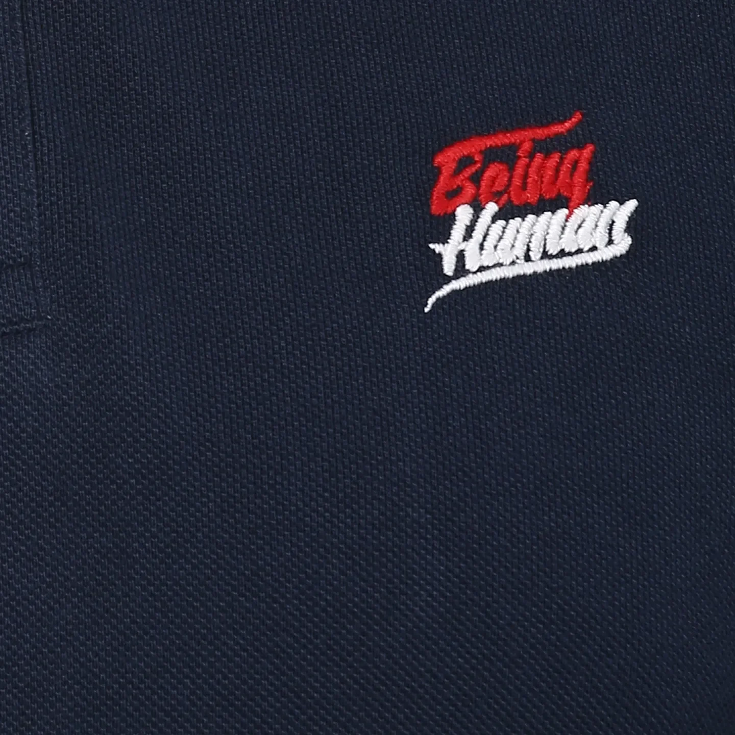 Blue Regular Fit Men's Polo T-Shirt by Being Human Clothing - Image 5