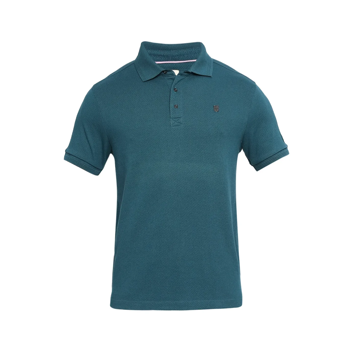 Forest Green Slim Fit Men's Polo T-shirt by Being Human Clothing - Image 7