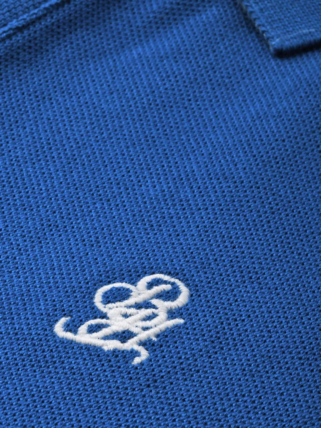 Blue Regular Fit Men's Polo T-Shirt by Being Human Clothing - Image 5