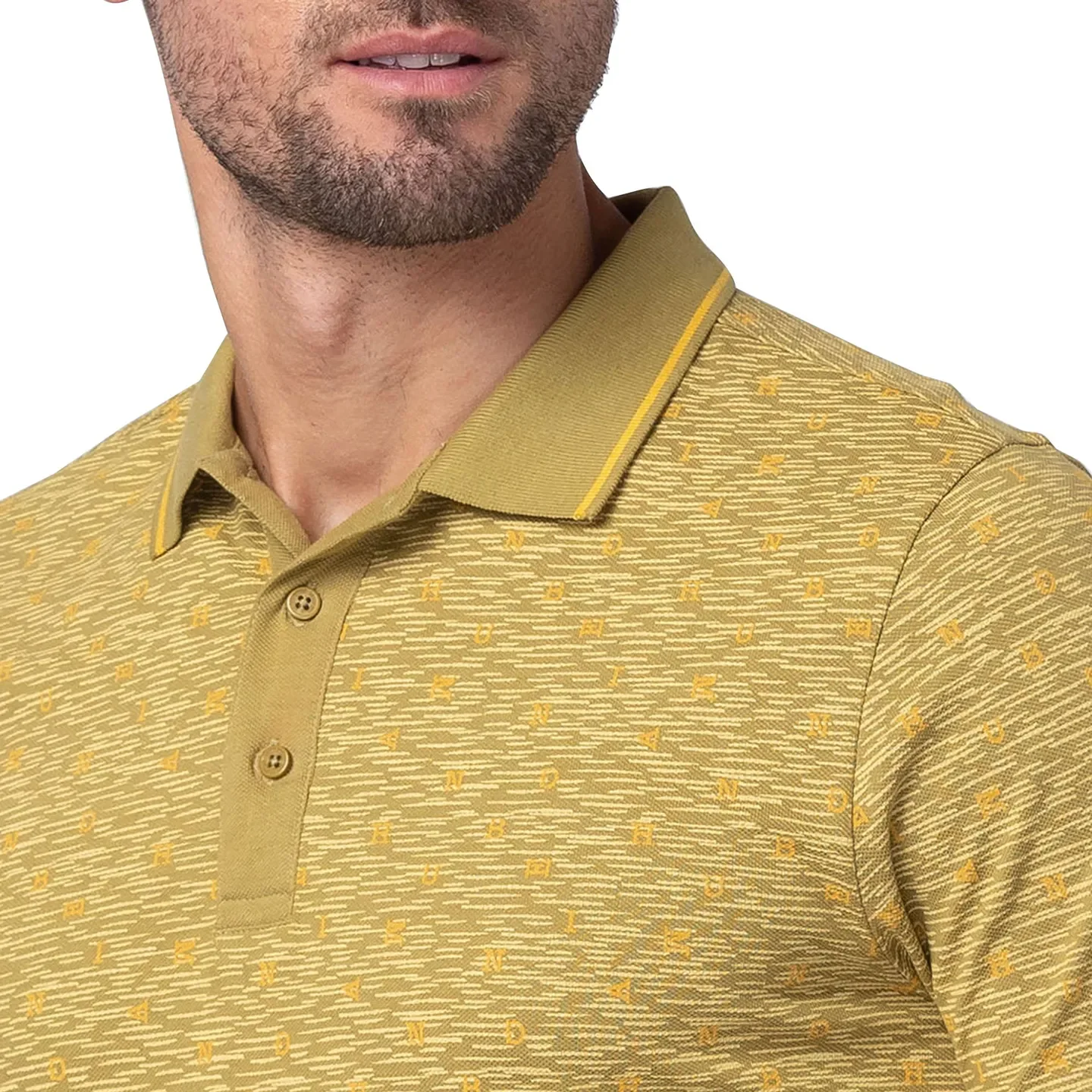 Brown Regular Fit Men's Polo T-Shirt by Being Human Clothing - Image 5