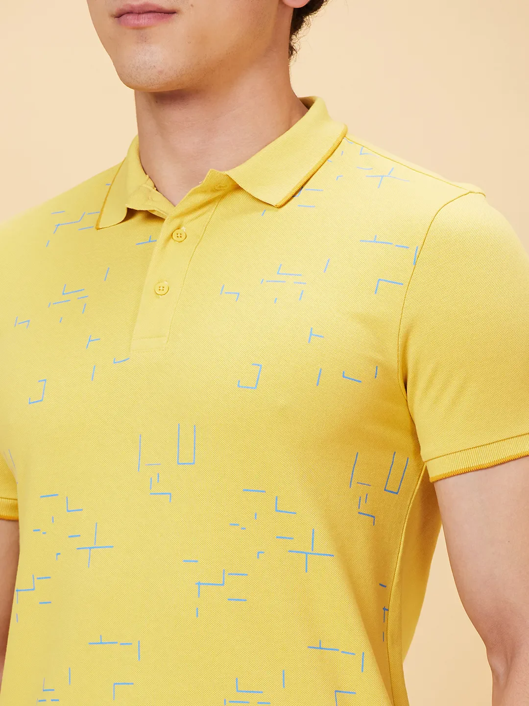 Mimosa Regular Fit Men's Polo T-Shirt by Being Human Clothing - Image 4