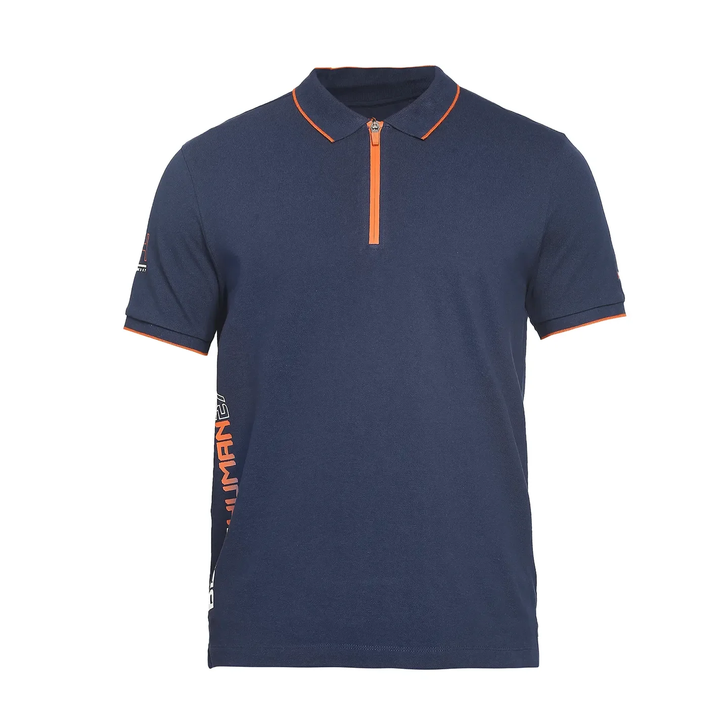 Blue Regular Fit Men's Polo T-Shirt by Being Human Clothing - Image 7