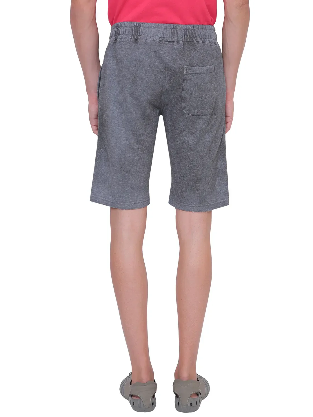 Black Regular Fit Men's Shorts by Being Human Clothing - Image 4