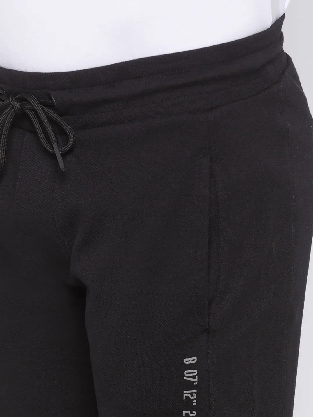 Black Regular Fit Men's Shorts by Being Human Clothing - Image 4