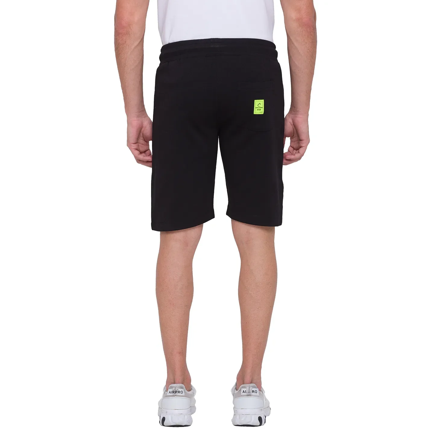 Black Regular Fit Shorts For Men By Being Human Clothing - Image 3