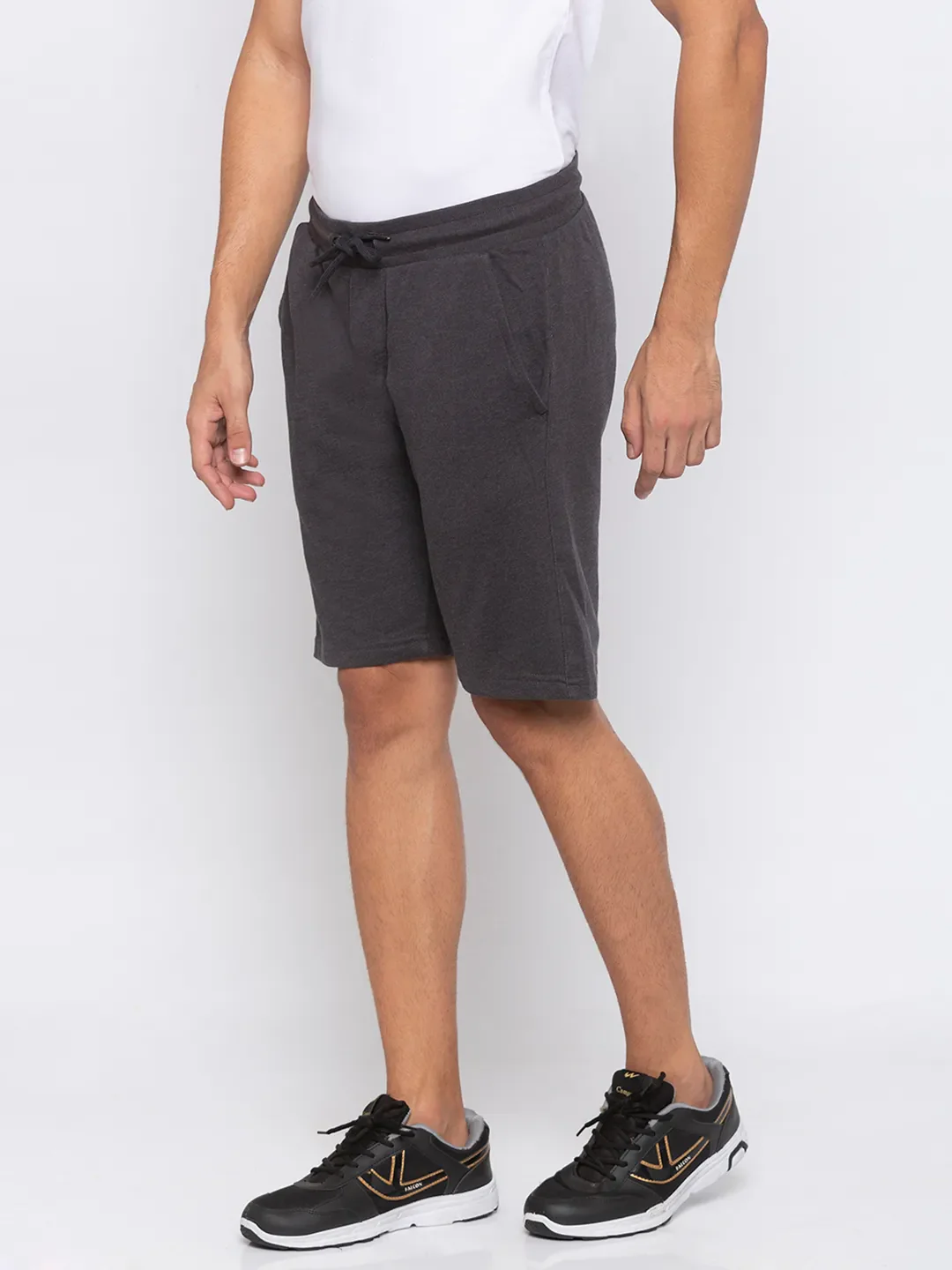 Black Regular Fit Men's Shorts by Being Human Clothing - Image 2