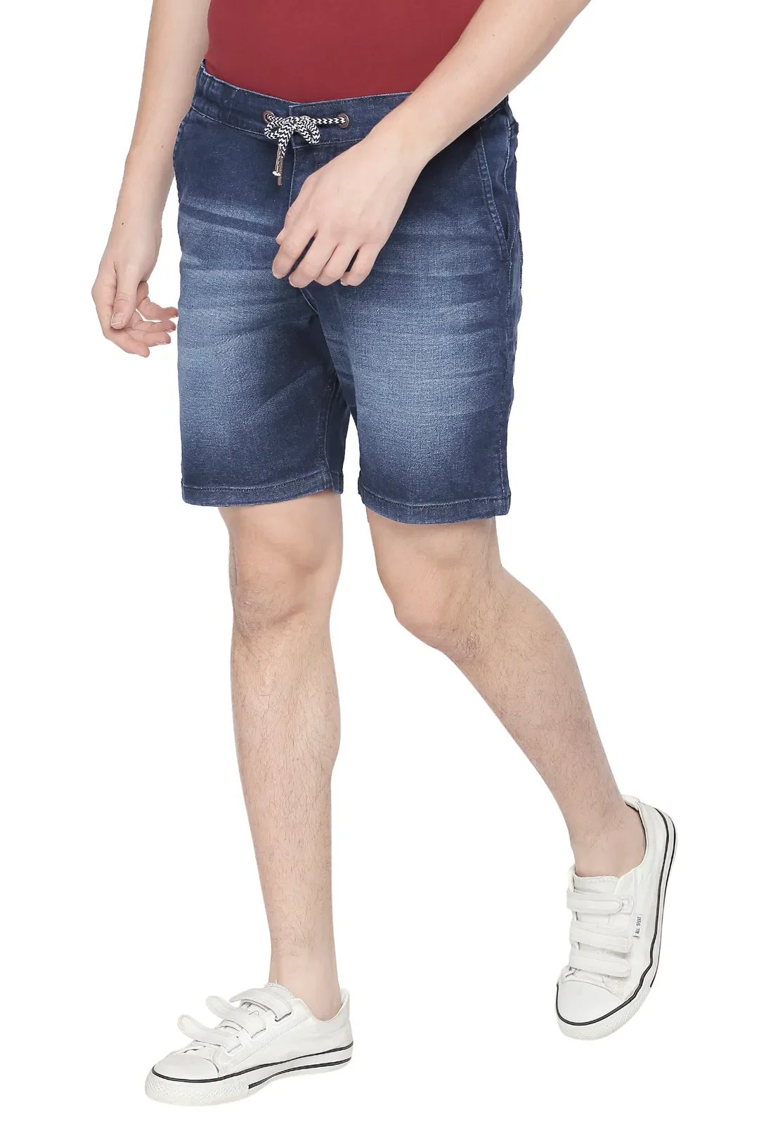 Blue Regular Fit Men's Shorts by Being Human Clothing - Image 2