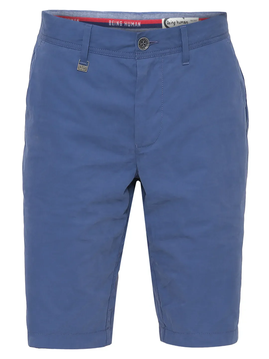 Blue Regular Fit Men's Shorts by Being Human Clothing