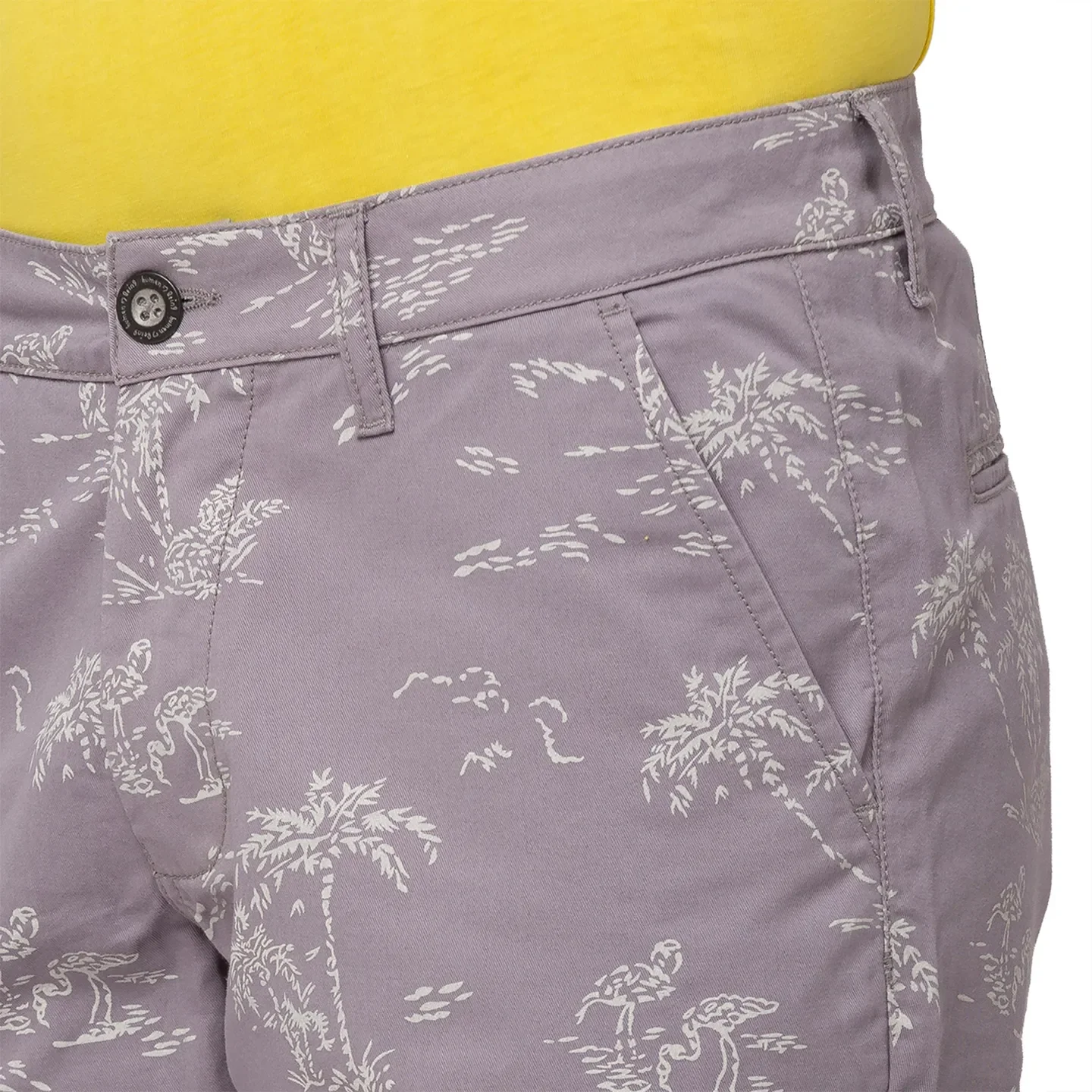 Grey Regular Fit Men's Shorts by Being Human Clothing - Image 4