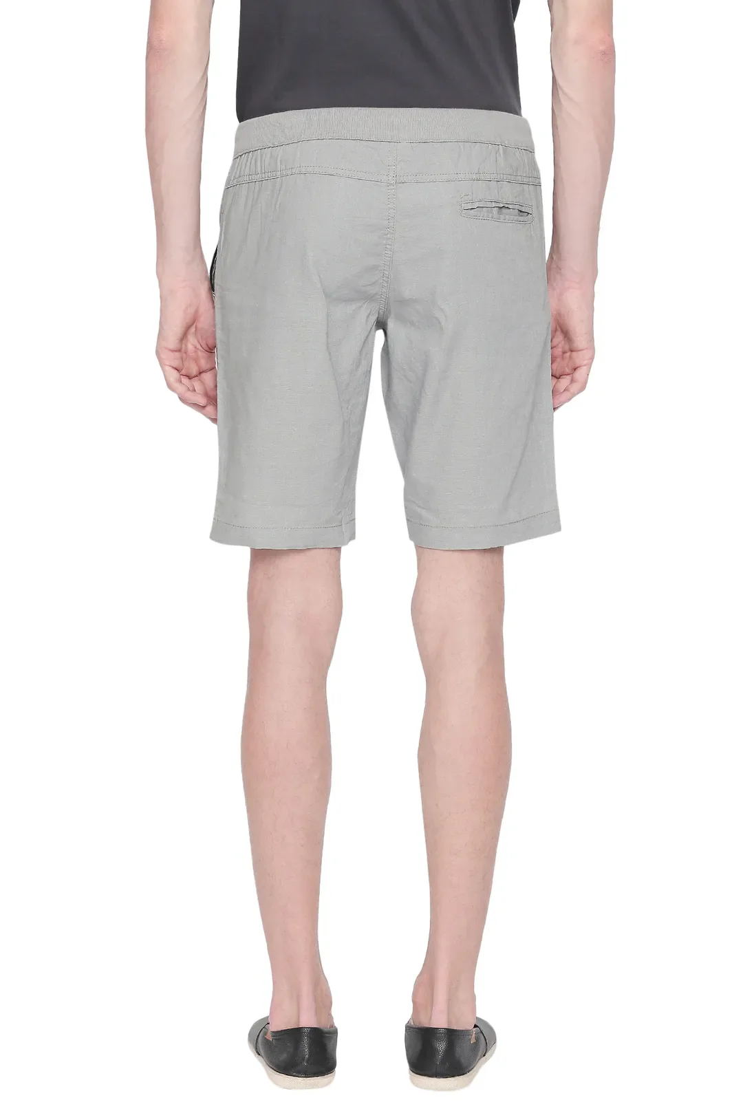 Grey Regular Fit Men's Shorts by Being Human Clothing - Image 3