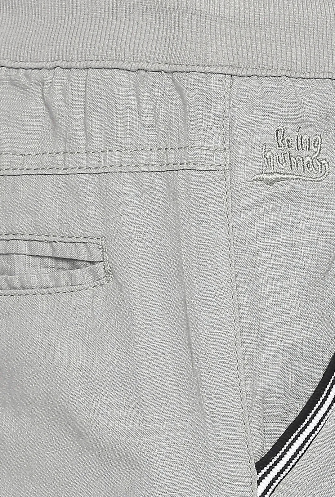 Grey Regular Fit Men's Shorts by Being Human Clothing - Image 4
