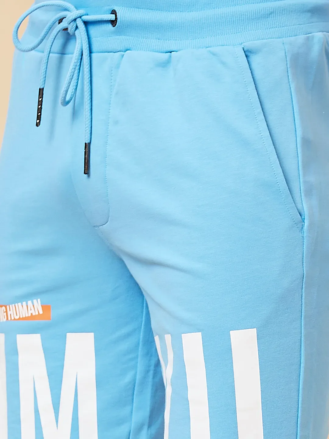 Blue Regular Fit Men's Shorts by Being Human Clothing - Image 5