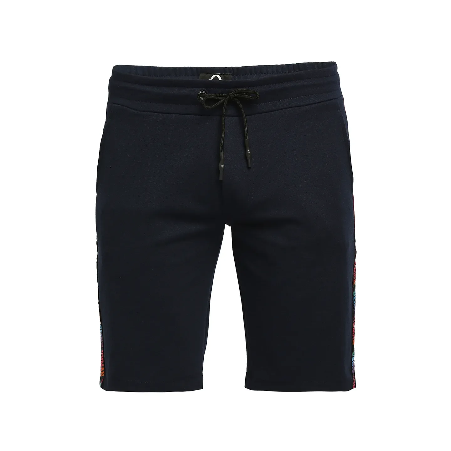 Navy Regular Fit Shorts For Men By Being Human Clothing - Image 4
