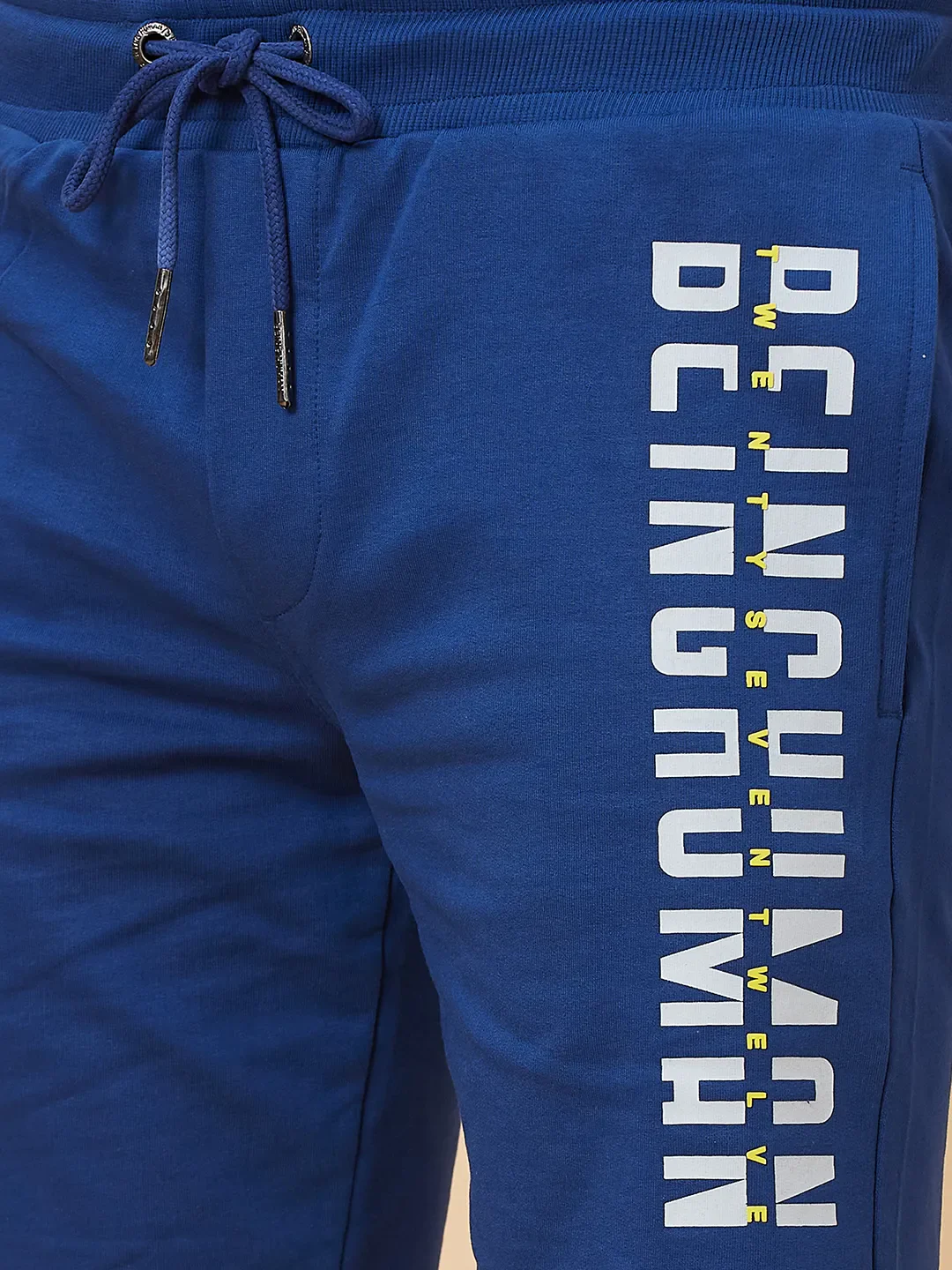 Blue Regular Fit Men's Shorts by Being Human Clothing - Image 5