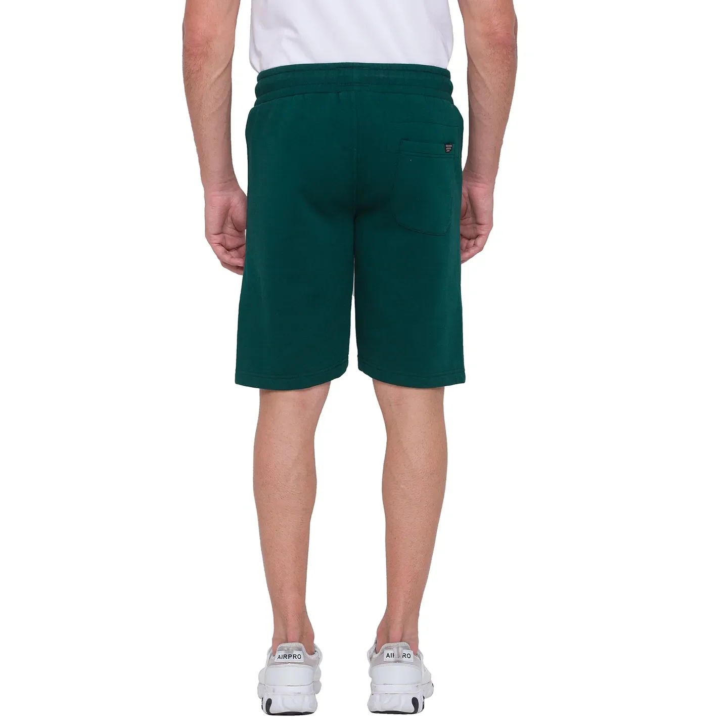 Olive Regular Fit Shorts For Men By Being Human Clothing - Image 3