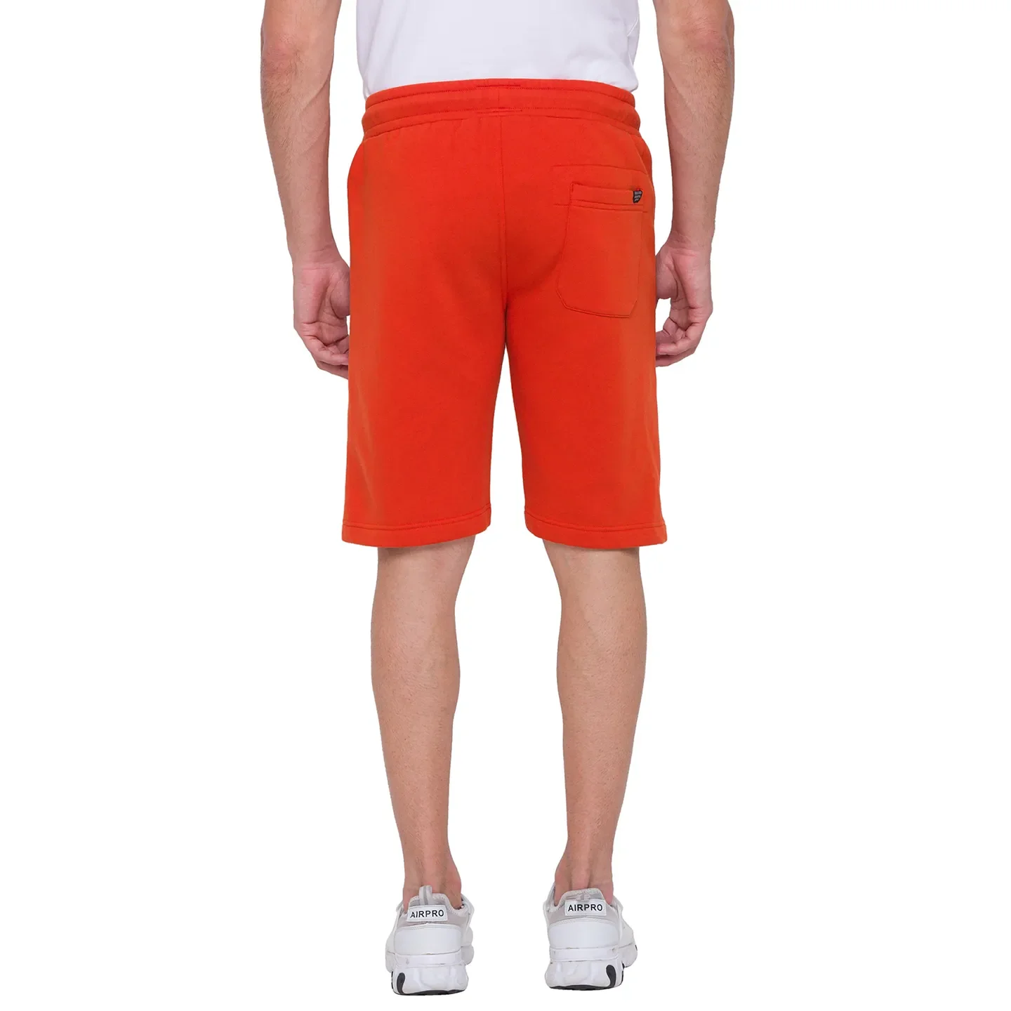 Orange Regular Fit Shorts For Men By Being Human Clothing - Image 3