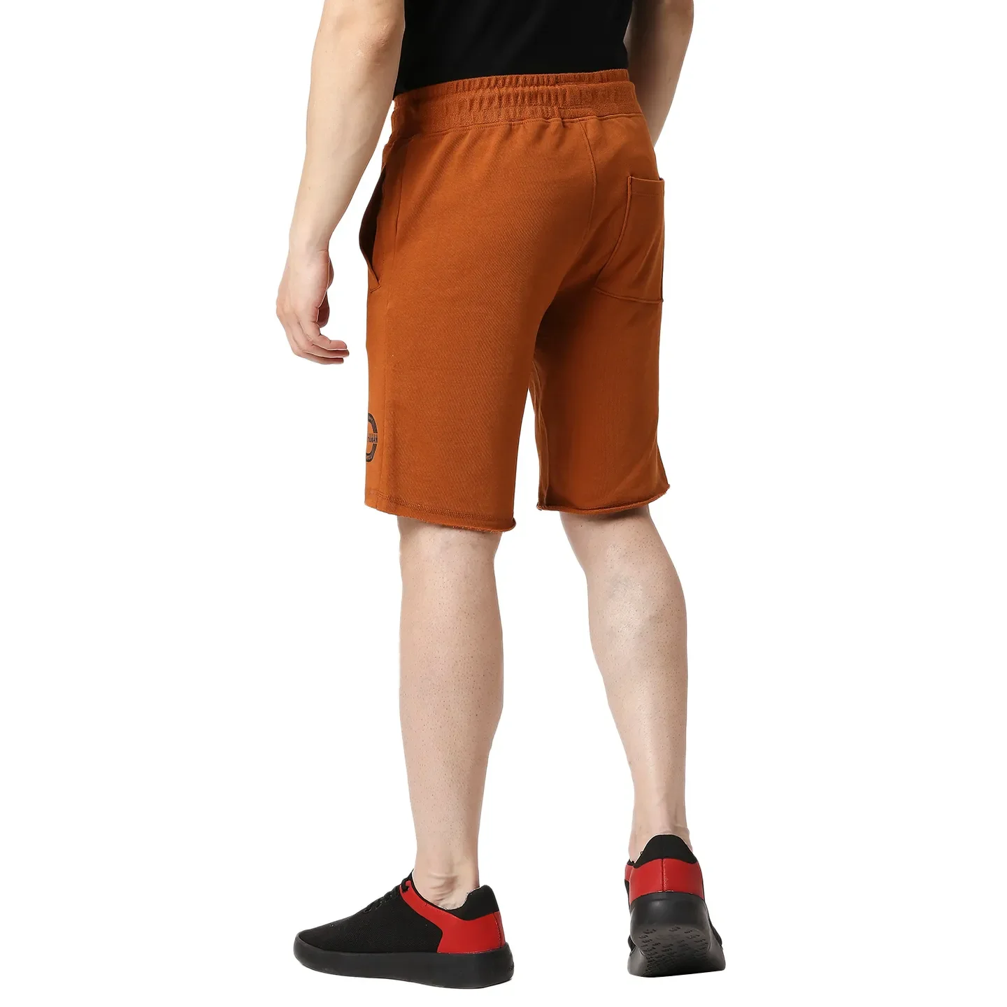 Orange Regular Fit Men's Shorts by Being Human Clothing - Image 3